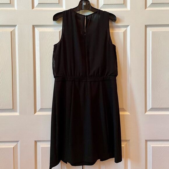 BLACK SLEEVELESS DRESS BY ANN TAYLOR LOFT SIZE 14 - Picture 6 of 6